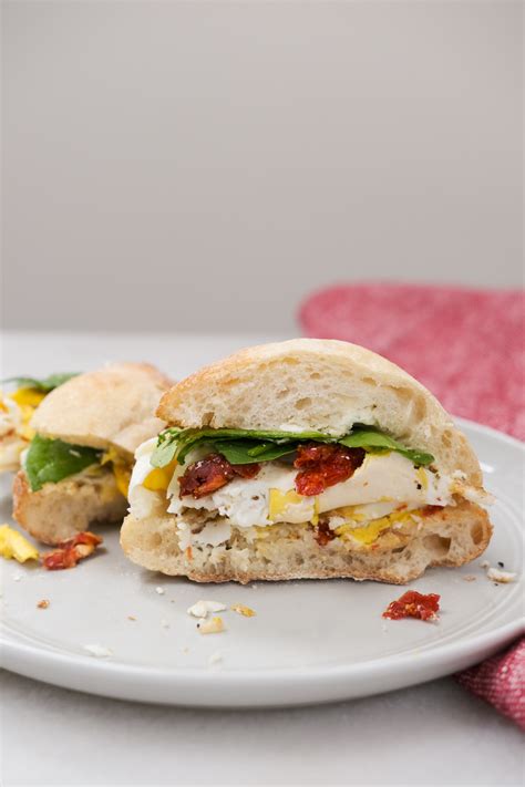 Ciabatta Boursin Breakfast Sandwich Recipe Kiersten Hickman