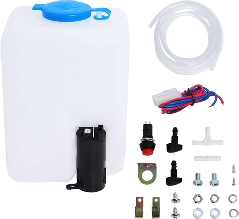 Amazon Wadoy Universal Windshield Washer Pump Reservoir Kit