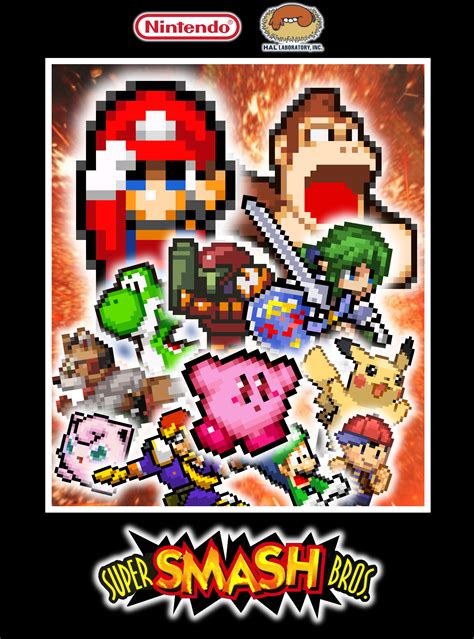 Super Smash Bros Ultimate Original 12 Poster By Mugen Senseistudios