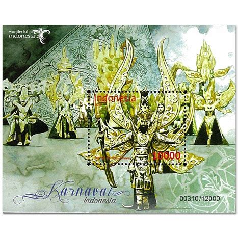 Indonesia Stamp 2018 Carnival Tourism S S Houseofstamp Thai