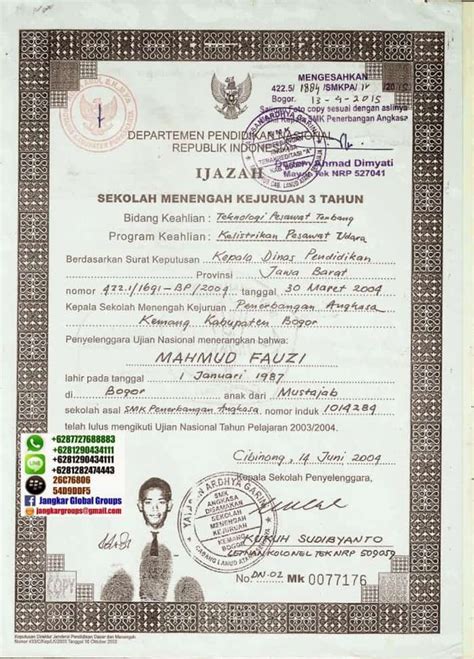 Contoh Legalisir Ijazah Yang Benar Materi Belajar Online