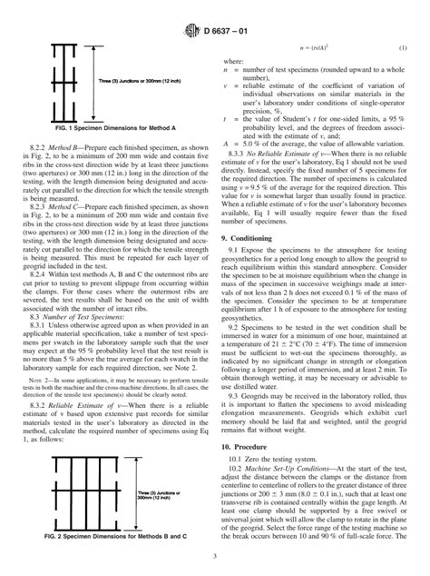 ASTM D6637 01 Standard Test Method For Determining Tensile Properties