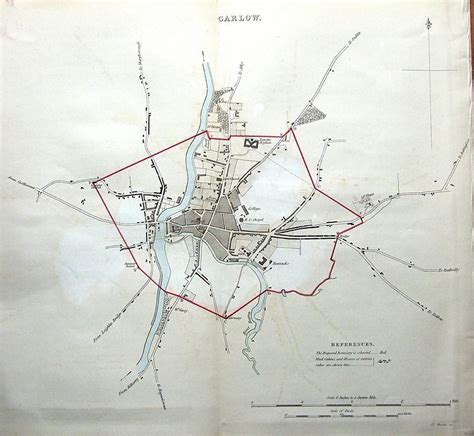 A Collection Of Maps And Drawings Of County Carlow