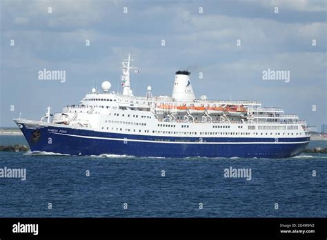 Passenger Ship MARCO POLO passing Stock Photo - Alamy