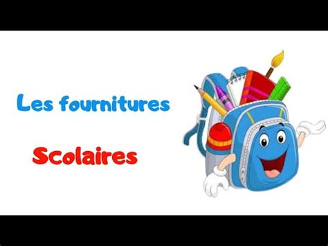 Apprendre Les Fournitures Scolaires Learn The Classroom Objects In