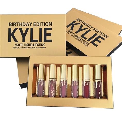 Kylie Jenner Limited Birthday Edition Matte Liquid Lipstick Mini Kit