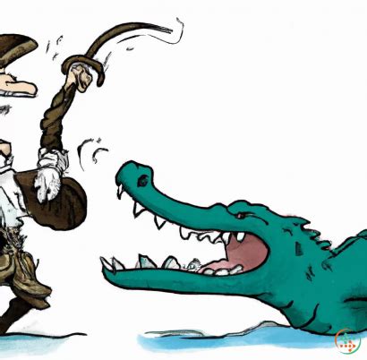 Captain Hook Vs. Crocodile | Artificial Design