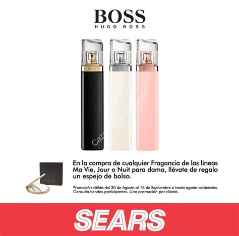 En Sears Compra Fragancia Hugo Boss Y Llévate De Regalo Un Espejo De Bolso