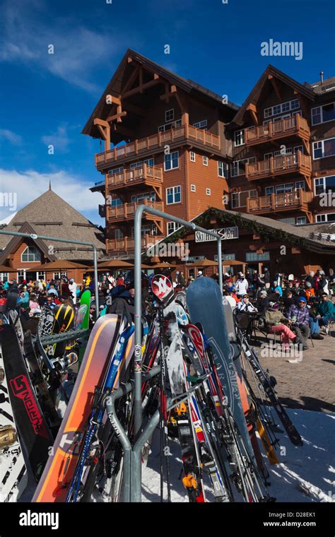 Usa Colorado Breckenridge Ski Lodge Peak 8 Stock Photo Alamy