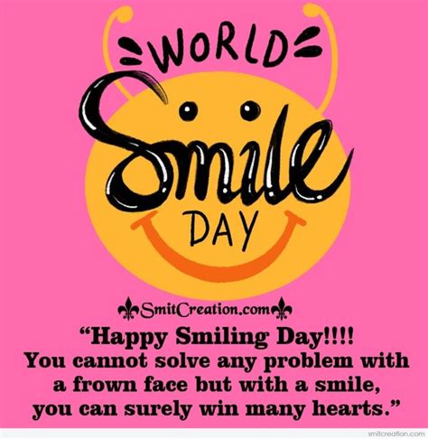 World Smile Day Quotes, Messages, Wishes Images - SmitCreation.com