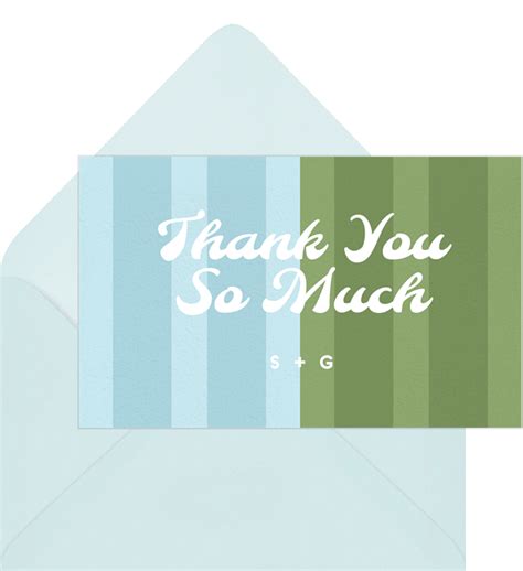 Offset Arch Thank You Notes In Creme Greenvelope