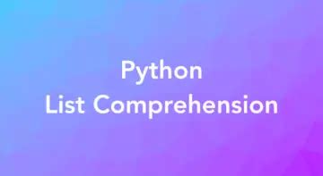 List Comprehension In Python Tutorial Examples Sling Academy