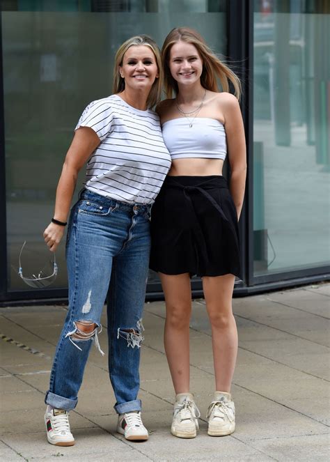 KERRY KATONA with Her Daughter Lilly at Stephs Packe Lunch TV Show in