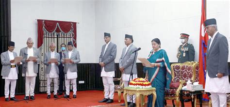 Newly Appointed Cpn Unified Socialist Ministers Sworn In Republica