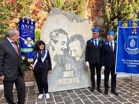 Pescara Monumento A Falcone E Borsellino In Questura Abruzzo Cityrumors