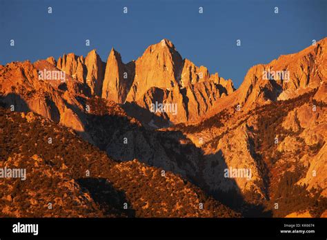 Mt Whitney Landscapes Stock Photo Alamy