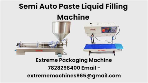 Semi Auto Paste Filling Machine Liquid Pouch Packaging Machine 1