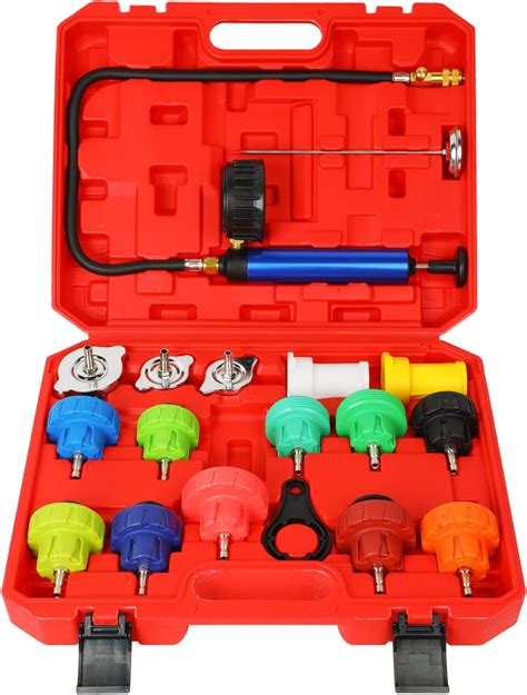 Amazon 8MILELAKE 18pcs Radiator Pump Pressure Tester And Vacuum