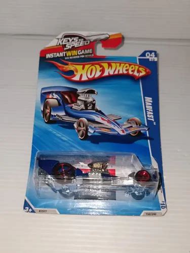 Hot Wheels Madfast Hw Drag Racers Azul Blister Mercadolibre