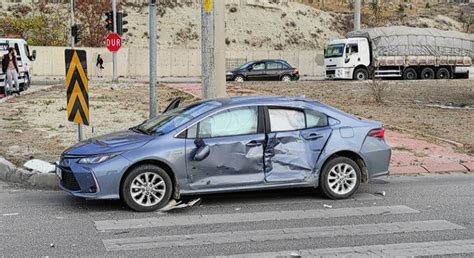 Burdur da trafik kazası 1 yaralı