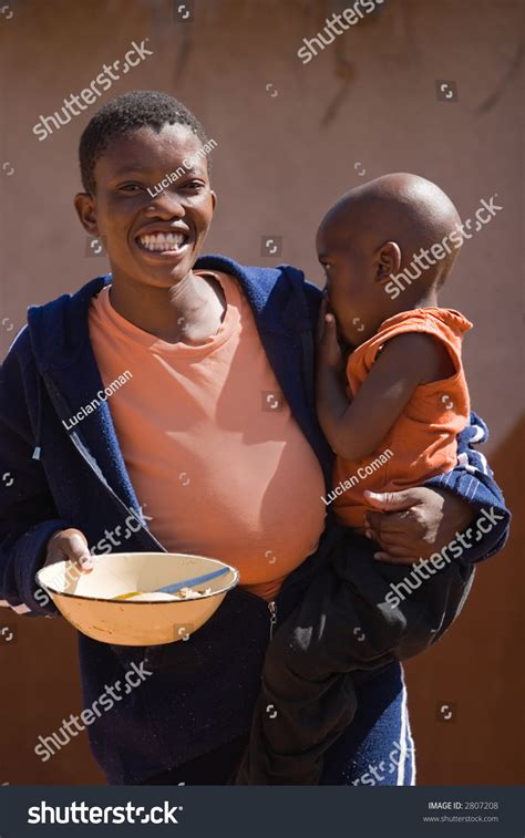 Portrait Of An African Child With Tears In His Eyes Africa Botswana