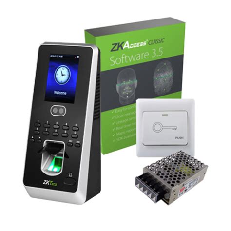 ZKTeco Multi Biometric Standalone Access Control Bundle Indoor Idency