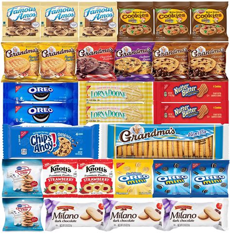 Buy Cookies Snacks Variety Pack For Adults Individually Wrapped