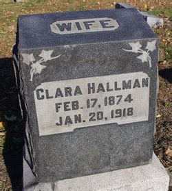 Clara Maze Hallman M Morial Find A Grave