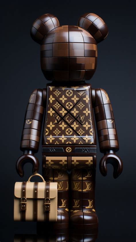 Bearbrick In Louis Vuitton Style Nel 2024