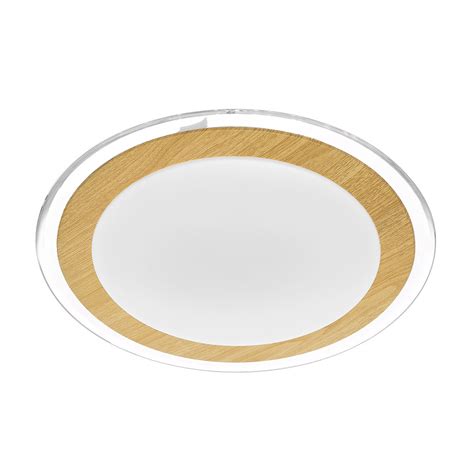 Astrid 18w Led Oyster Light Satin And Oak Tri Colour Astrid Oy33 Ok3c Telbix Bright Lighting