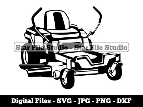 Zero Turn Lawn Mower 2 Svg Lawn Mower Svg Landscaping Svg Lawn Mower