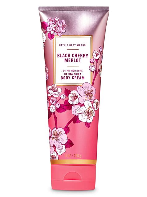 Bath Body Works Black Cherry Merlot Ultra Shea Body Cream Bath And