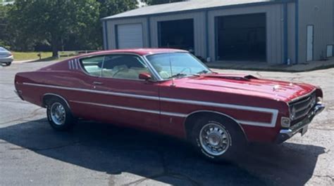 1969 Ford Torino Gt Fastback At Tulsa 2023 As S174 Mecum Auctions