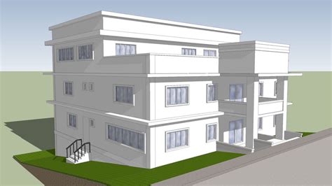 3 Storey Office Building 3d Warehouse