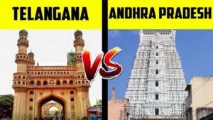 Andhra Pradesh Vs Telangana State Comparison Telangana Vs Andhra