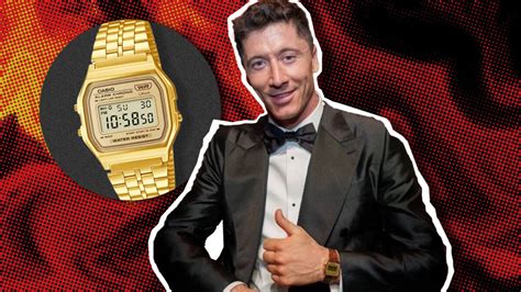 Robert Lewandowski Chooses Casual Casio For The Ballon DOr Ceremony