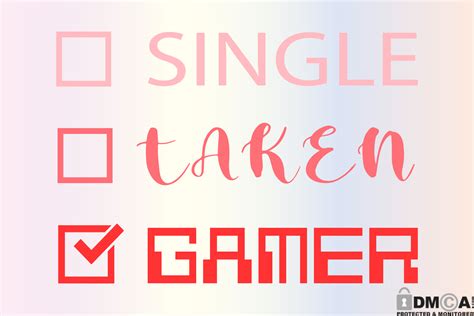 Single Taken Gamer Funny Valentines Svg Graphic By Rare Creative Fabrica