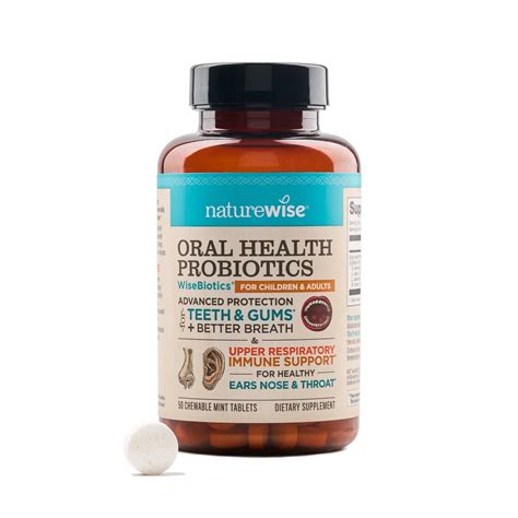 Naturewise Chewable Oral Probiotic Mints Supports Dental Health