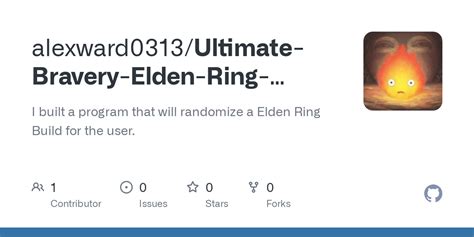 GitHub Alexward0313 Ultimate Bravery Elden Ring Edition I Built A