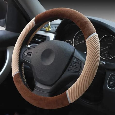 Aliexpress Buy Universal Car Steering Wheel Faux Fur Steering