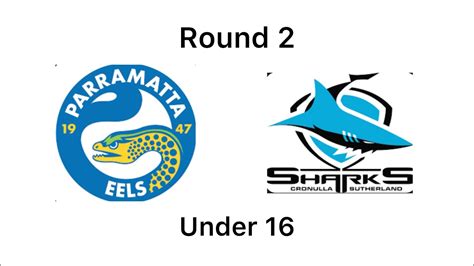 2024 Parramatta Eels V Cronulla Sharks Under 16 YouTube