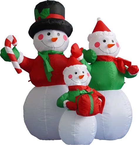 Amazon Foot Tall Christmas Inflatable Penguins On Polar Bear