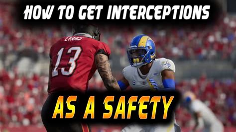 Madden Nfl 23 How To Get Interceptions As A Safety In Career Mode Youtube