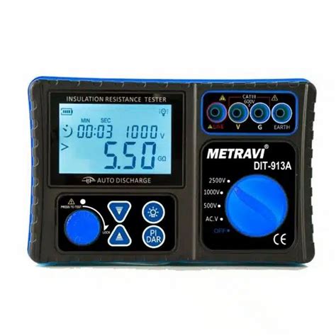 Eddy Current Dynamometer Metravi Dit A Digital Insulation Tester At