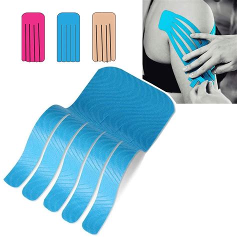 Pcs Pre Cut Kinesiology Tape Athletic Tape Easy To Use Reduce Pain