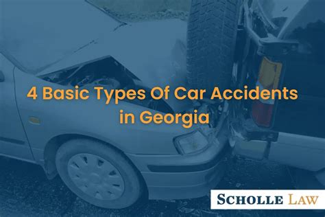 4 Basic Types Of Car Accidents In Georgia Scholle Law Personal Injury