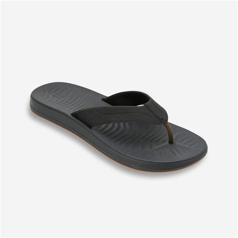 Men's Flip-Flops – 900 - Smoked black, Carbon grey - Decathlon - Decathlon