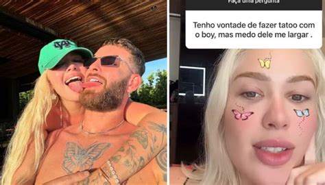 Karoline Lima Fala De Tatuagem Em Homenagem A L O Pereira Ser Feliz