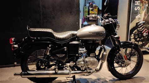 2022 ROYAL Enfield Bullet X 350 EFI Silver Colour Price Detailed