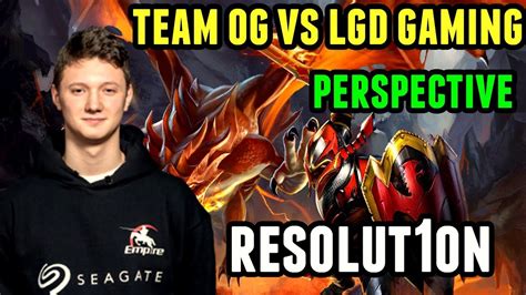 Resolution Dragon Knight Gameplay Team Og Vs Lgd Gaming Mars Dota